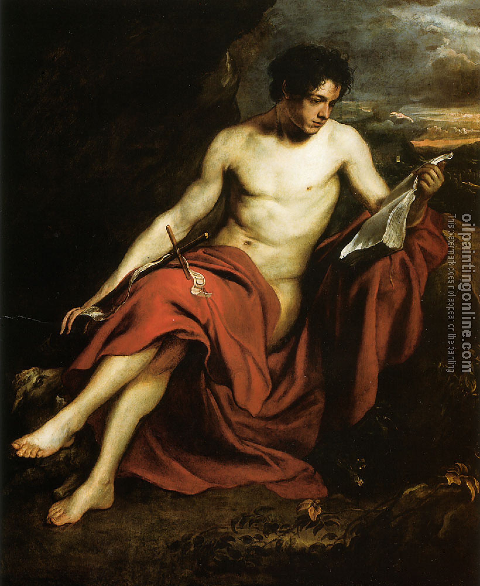 Dyck, Anthony van - Saint John the Baptist in the Wilderness